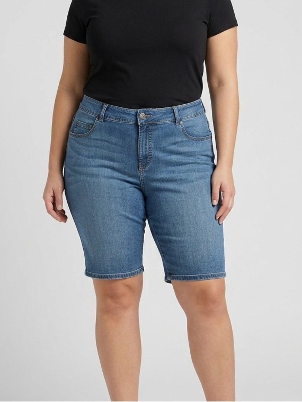 😍SHOW SPECIAL RIDERS BY LEE Denim Walking Shorts size 20W